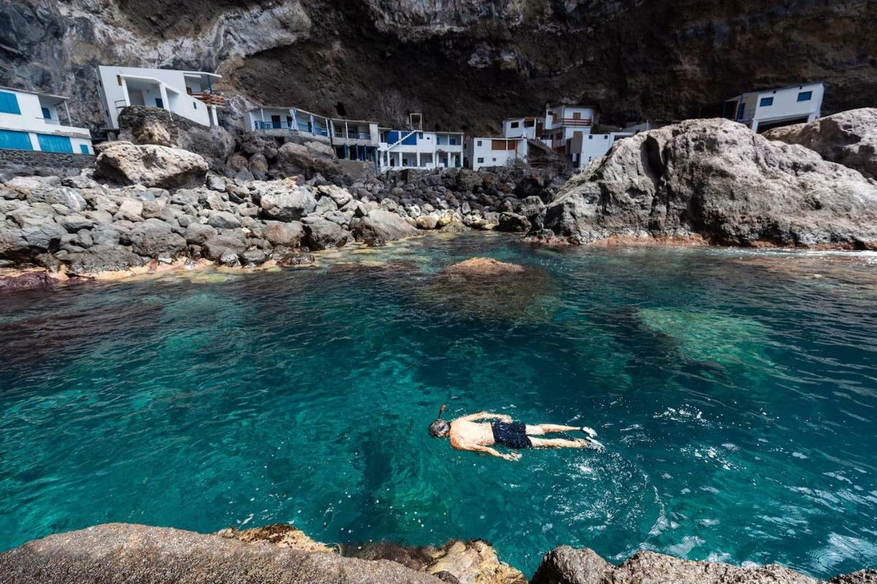 Casa Alba, Casa Rural Con Piscina-Spa Climatizada Hasta 34º Gratuito Y Vistas Al Mar Puntallana 외부 사진